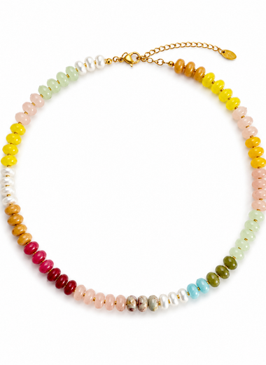 Color Garden Beaded Necklace