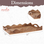 Rectangle Scallop Tray