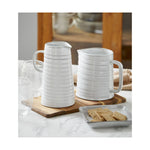 Farmhouse Tall White Pitcher