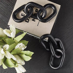 Marble Chain Links - Black