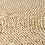 20x20 Patch Weave Linen Pillow - Ivory