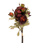 16" Ranunculus Bundle - Burgundy