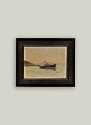 10x12 Ship on the Black Sea Framed Art
