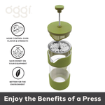 3 Cup French Press Coffee Maker - Green