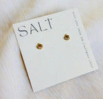 Seashell Gold Studs