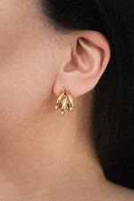 Basic Three's Huggie Hoop Earrings