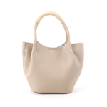 Small Tote Crossbody Bag w/Cosmetic Pouch: Taupe