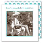 I Get Awesome Beverage Napkin
