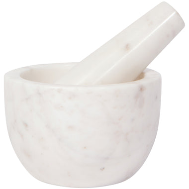 White Marble Mortar & Pestle