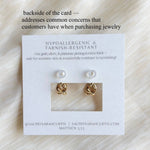 Criss Cross Gold Hoop Earrings