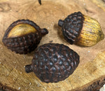 Resin Acorn - Set of 3