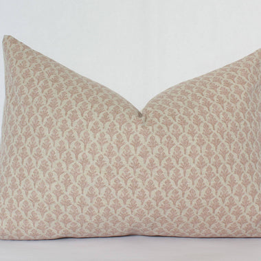 14x20 Neutral Blush Floral Pillow Cover