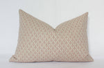14x20 Neutral Blush Floral Pillow Cover