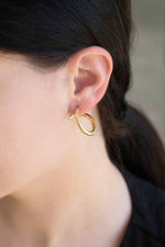 Come Back Around Hoop Earrings (14K)
