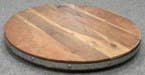 Studded Wood Lazy Susan
