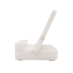 Kendal White Marble Cook Book Holder