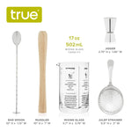 Mixologist Cocktail Mixing Bartender Kit - Set of 5