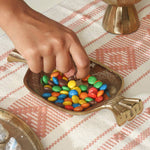 Gold Candy-Shaped Dish