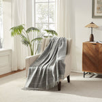 Windowpane Cashmere-Like Throw - 50x60
