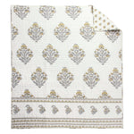 Kamira Ochre Quilted Throw - 50x60"