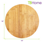 14" Bamboo Lazy Susan Turntable