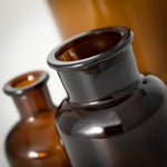 Amber Apothecary Vases
