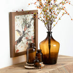 Amber Apothecary Vases