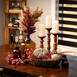 Amber Apothecary Vases