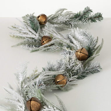 6' Pine and Bell Garland