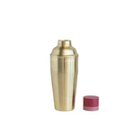 Gold Finish Stainless Steel Cocktail Shaker