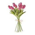 13" Fuchsia Real Touch Mini Tulip Bundle