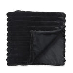 50x60 Black Faux Fur Throw Blanket
