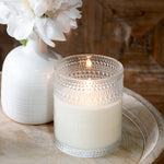 5" Beaded Glass Flameless Wax LED Candle