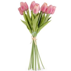 13" Blush Pink Real Touch Mini Tulip Bundle