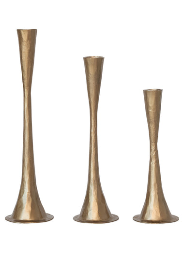 Brass Hand Forged Cast Iron Taper Holders