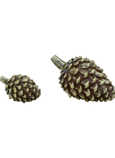 Gold Resin Pinecone