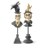 Halloween Skeleton Bust on Spindle