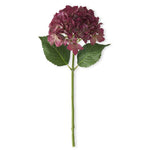 20" Purple Real Touch Hydrangea Stem