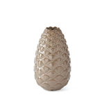 Tan Ceramic Pinecone Vase