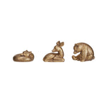 Gold Resin Forest Animal
