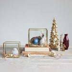 Antique Brass & Glass Display Box