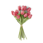 13" Rose Real Touch Mini Tulip Bundle