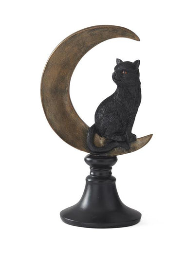 Black Cat on Crescent Moon