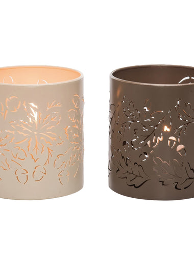 Oak Leaf Candle Holder