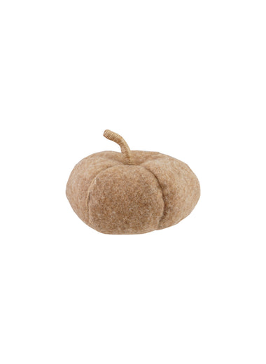 Brown Felt Pumpkin with Jute Stem