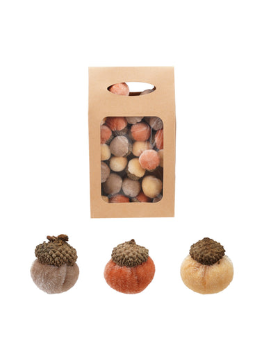 Velvet Acorns in Bag