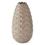 Tan Ceramic Pinecone Vase