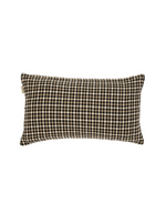 12x21 Houndstooth Brown Pillow