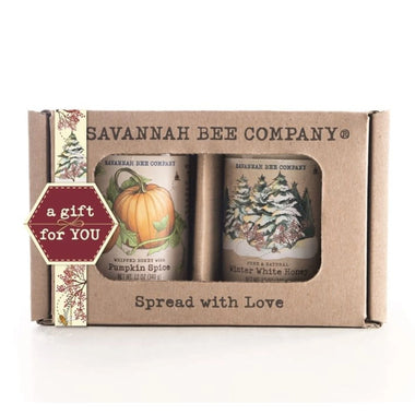 Pumpkin Spice & Winter White Whipped Honey Gift Set