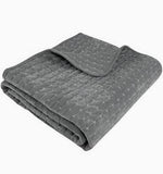 Velvet Stitch Quilted Throw